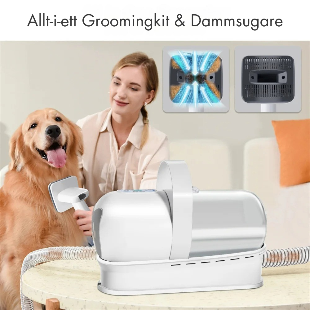FurEase Pro™ Pälsvård & Dammsugare för Husdjur