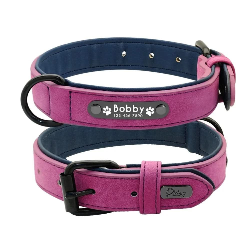 BuddyTag™ – Anpassat Hundhalsband för Trygghet & Stil