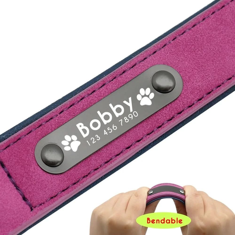 BuddyTag™ – Anpassat Hundhalsband för Trygghet & Stil